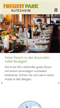 Mobile Screenshot of freizeitparkrutesheim.de